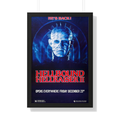 HELLBOUND - HELLRAISER II (TEASER) 1988 - Framed Movie Poster-20" x 30"-The Sticker Space