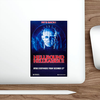 HELLBOUND - HELLRAISER II (TEASER) 1988 Movie Poster STICKER Vinyl Die-Cut Decal-The Sticker Space