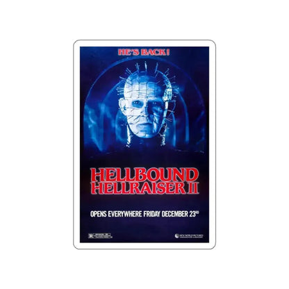 HELLBOUND - HELLRAISER II (TEASER) 1988 Movie Poster STICKER Vinyl Die-Cut Decal - The Sticker Space
