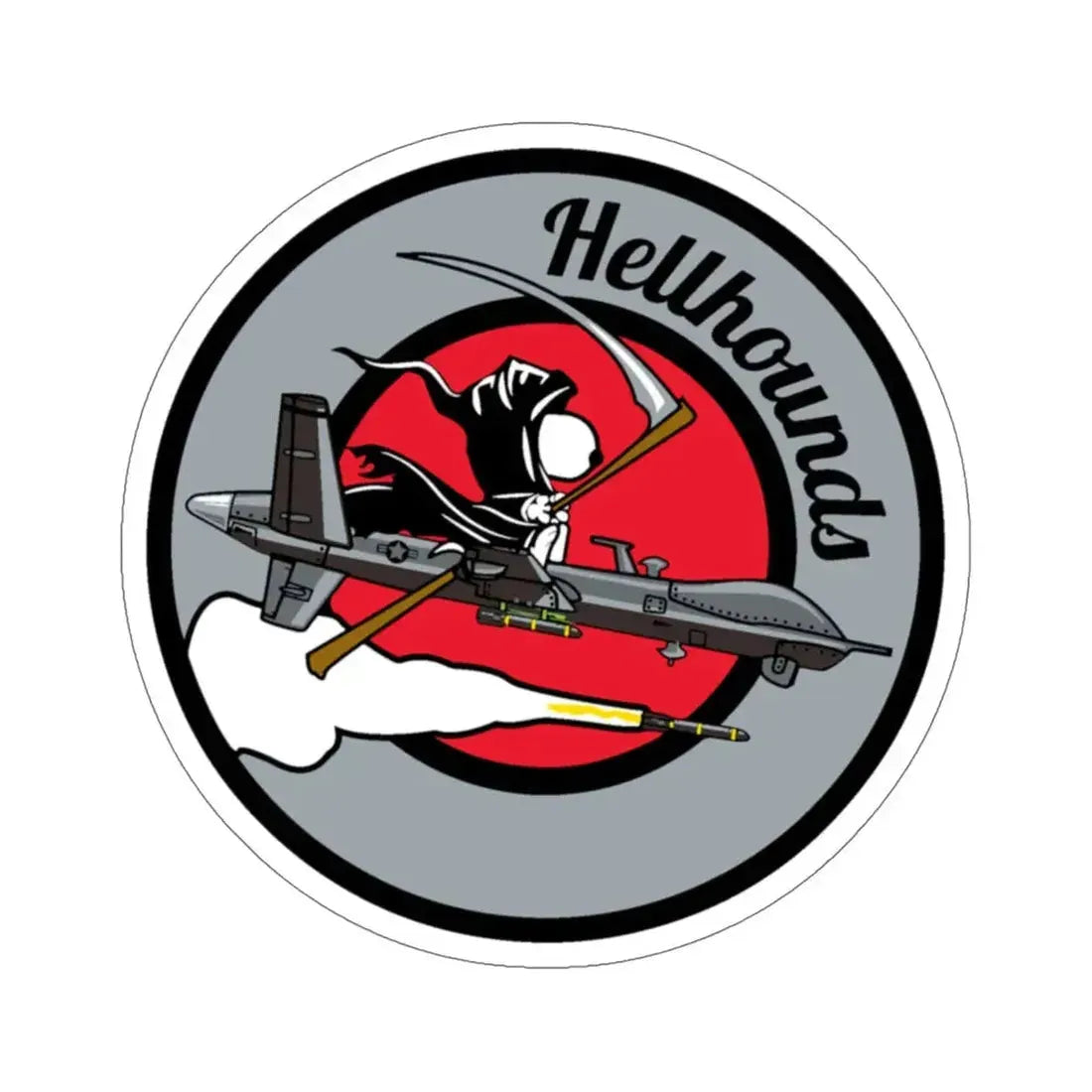 Hellbound Snoopy 20th ASq (U.S. Air Force) STICKER Vinyl Die-Cut Decal 6 Inch - The Sticker Space