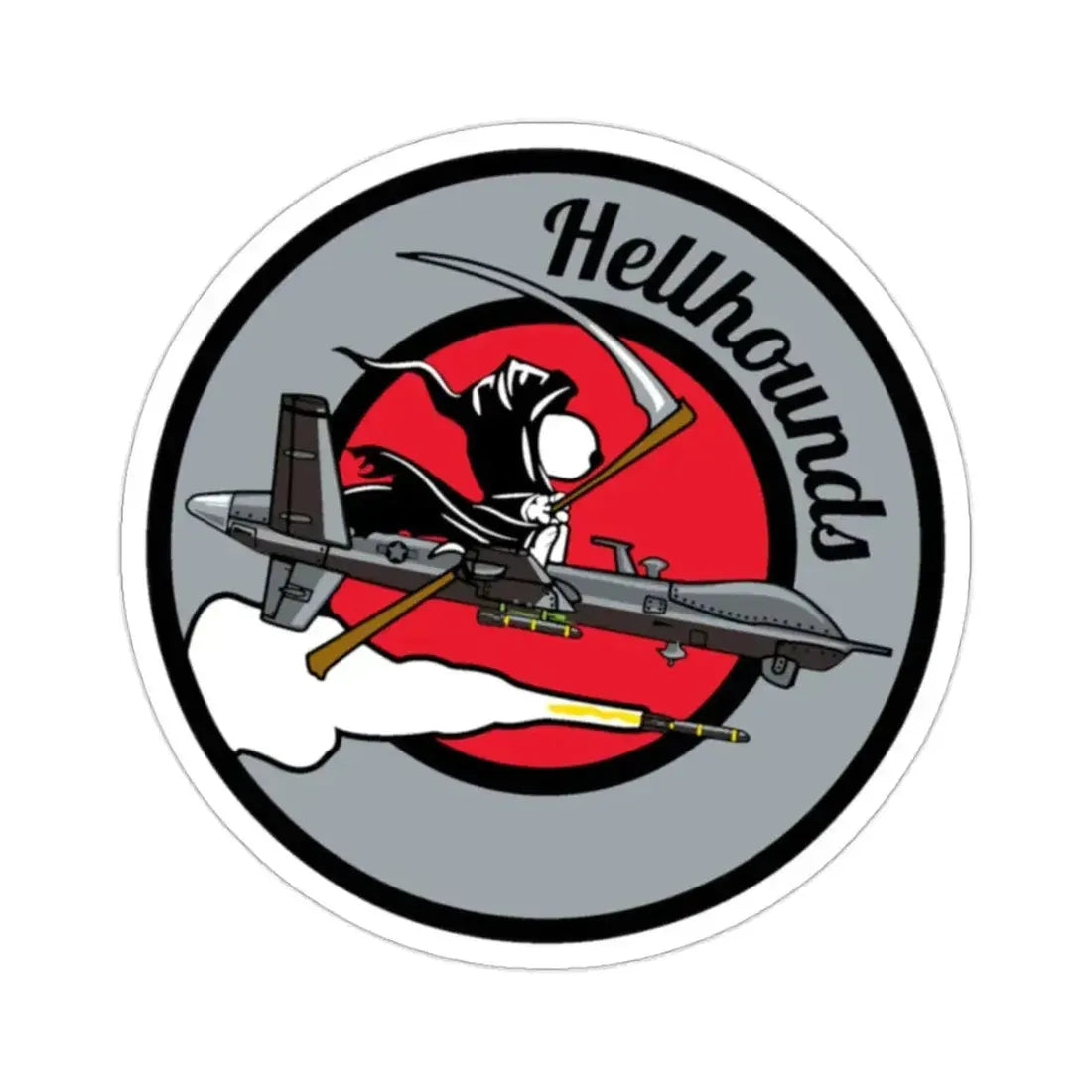 Hellbound Snoopy 20th ASq (U.S. Air Force) STICKER Vinyl Die-Cut Decal - The Sticker Space