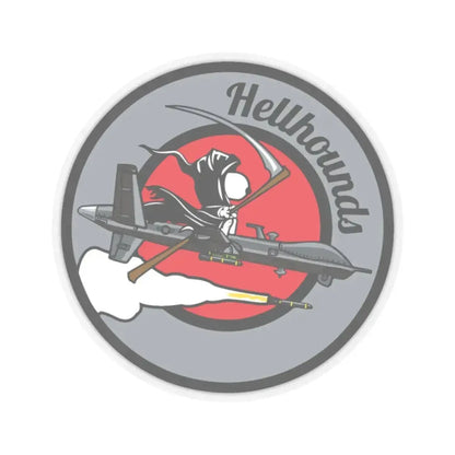 Hellbound Snoopy 20th ASq (U.S. Air Force) STICKER Vinyl Kiss-Cut Decal 4 Inch Transparent - The Sticker Space