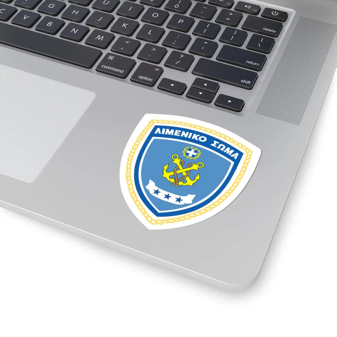 Hellenic Coast Guard Logo (Greece) (Coat of Arms) STICKER Vinyl Kiss-Cut Decal - The Sticker Space