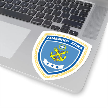 Hellenic Coast Guard Logo (Greece) (Coat of Arms) STICKER Vinyl Kiss-Cut Decal - The Sticker Space