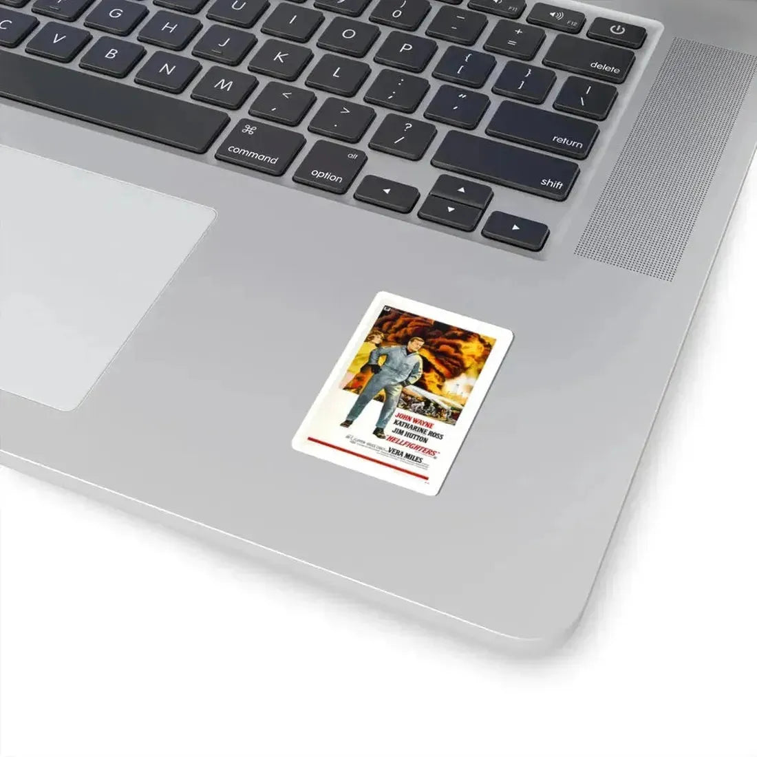 Hellfighters 1968 Movie Poster - STICKER Vinyl Kiss-Cut Decal - The Sticker Space