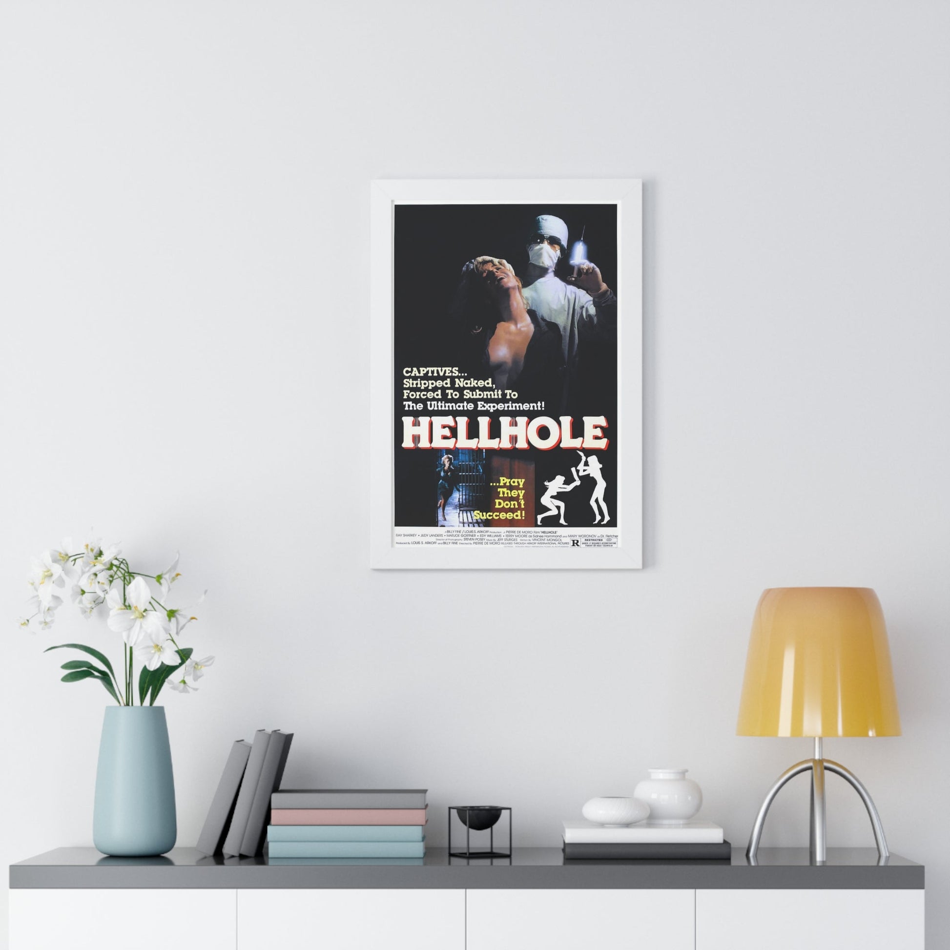 HELLHOLE 1985 - Framed Movie Poster-The Sticker Space