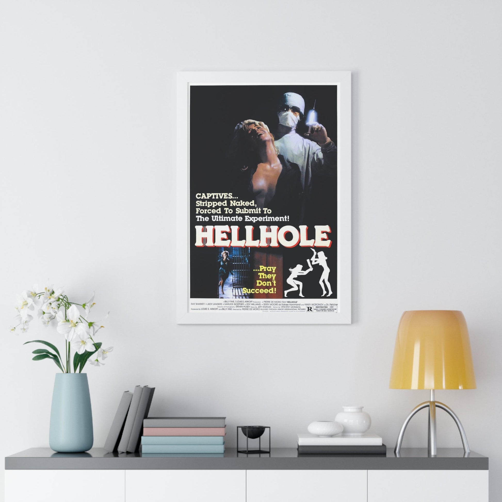 HELLHOLE 1985 - Framed Movie Poster-The Sticker Space