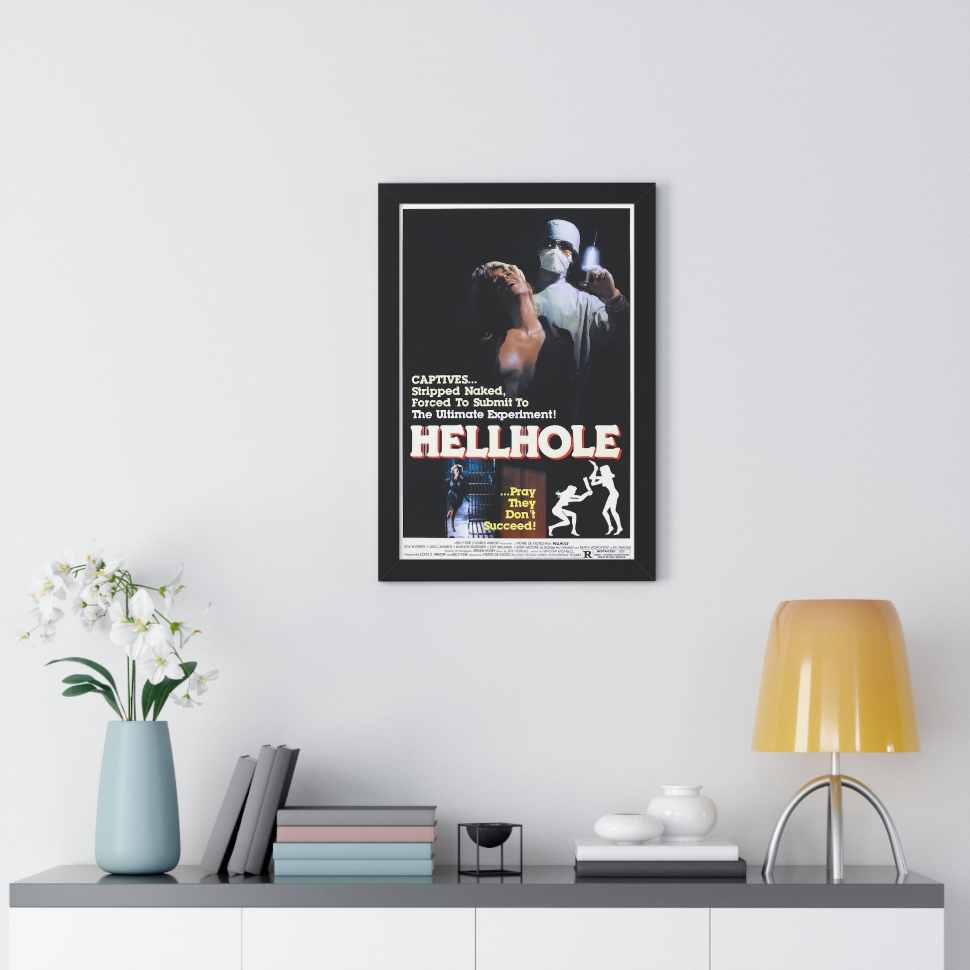 HELLHOLE 1985 - Framed Movie Poster-The Sticker Space