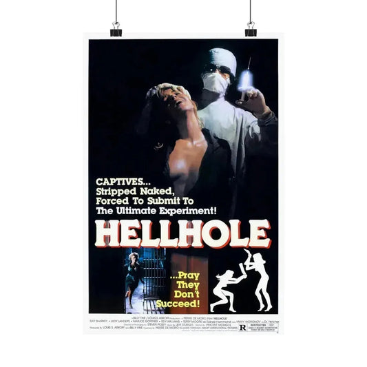 HELLHOLE 1985 - Paper Movie Poster 12″ x 18″ Matte - The Sticker Space