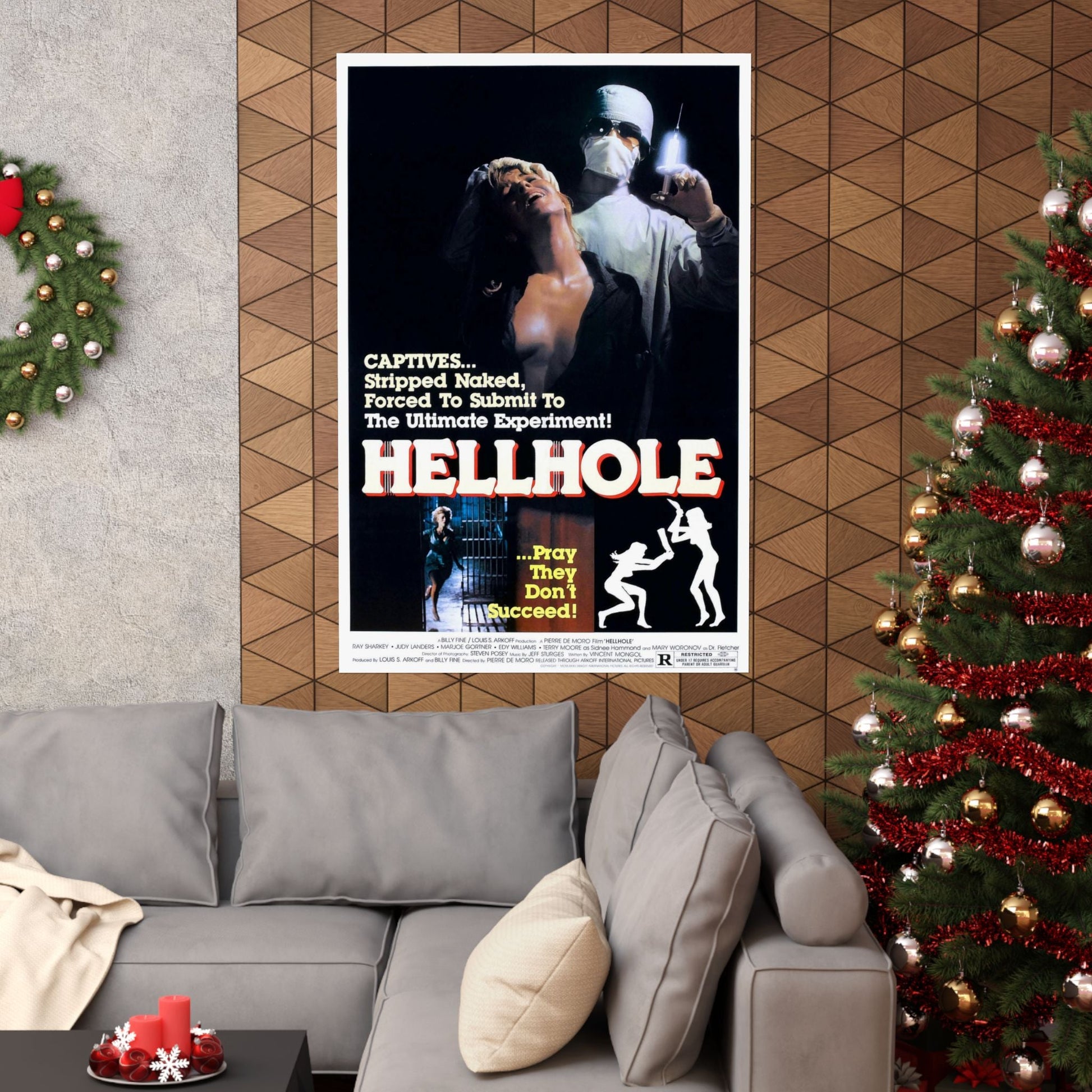 HELLHOLE 1985 - Paper Movie Poster-The Sticker Space