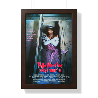 HELLO MARY LOU PROM NIGHT II 1987 - Framed Movie Poster-16″ x 24″-The Sticker Space