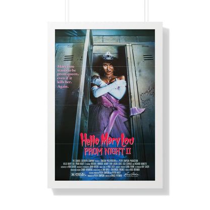 HELLO MARY LOU PROM NIGHT II 1987 - Framed Movie Poster-20" x 30"-The Sticker Space