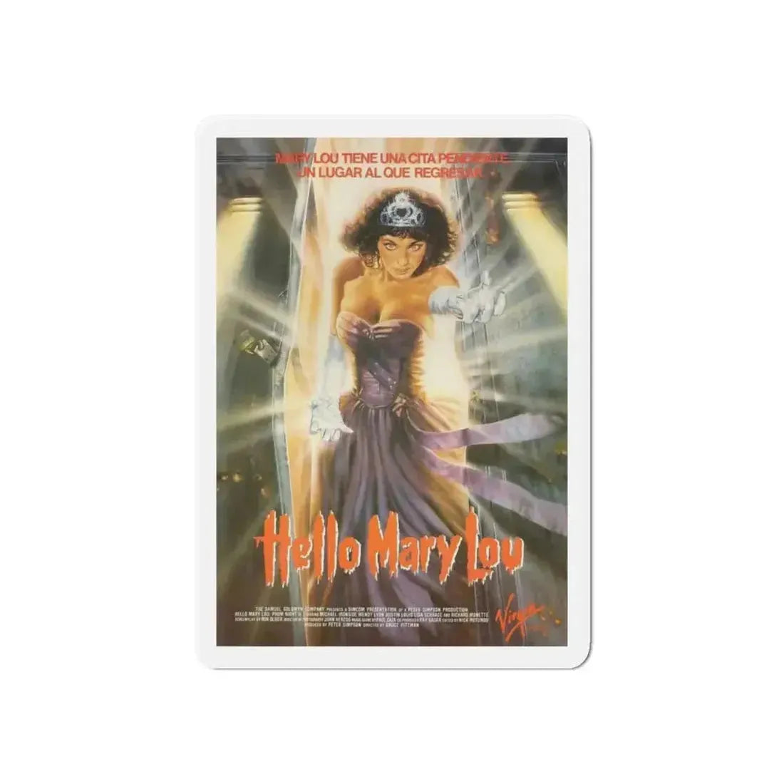 HELLO MARY LOU PROM NIGHT II (3) 1987 Movie Poster - Refrigerator Magnet - The Sticker Space