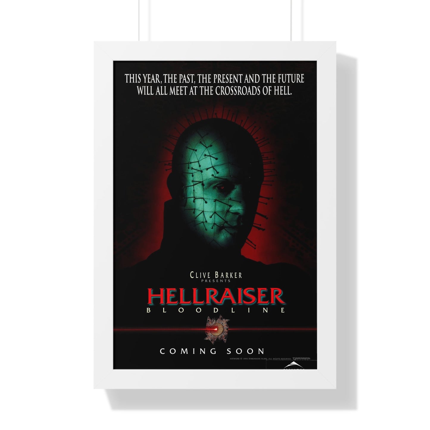 HELLRAISER 4 BLOODLINE 1996 - Framed Movie Poster-16″ x 24″-The Sticker Space