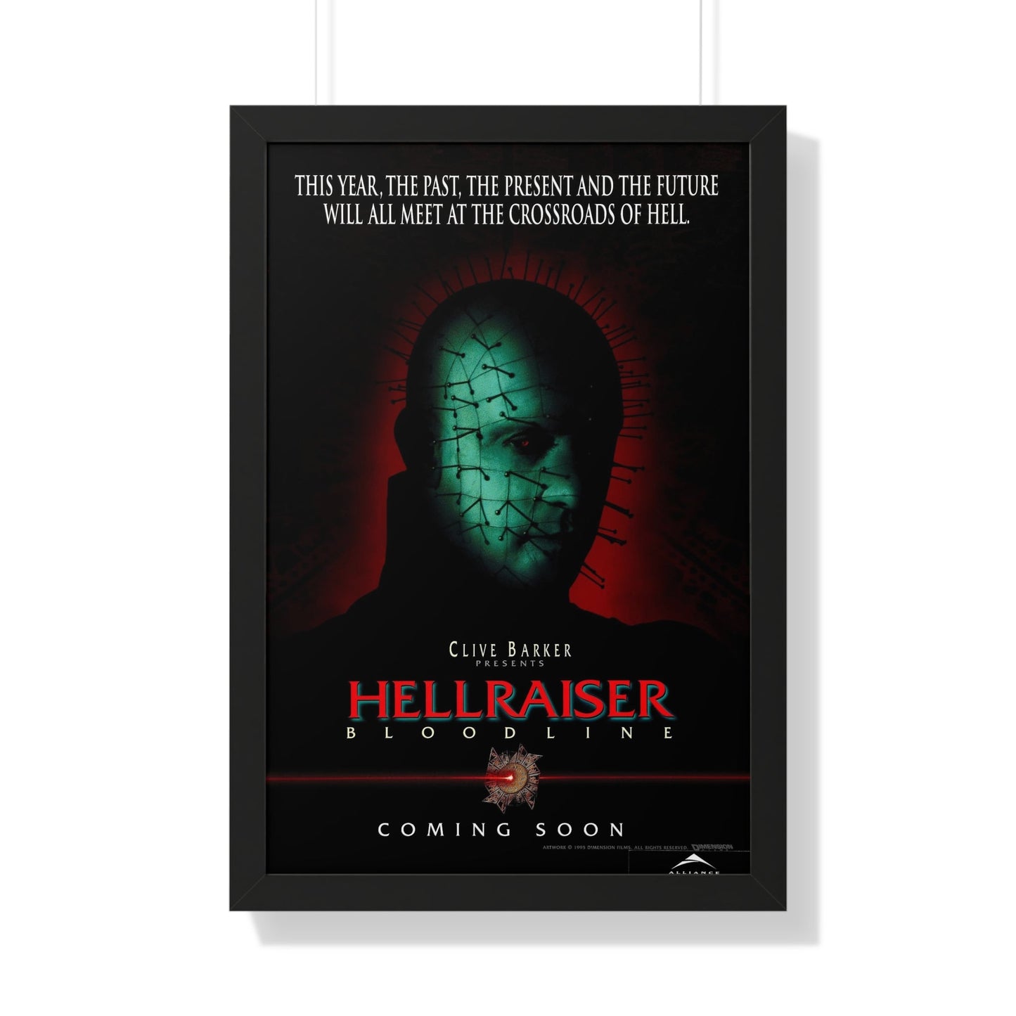 HELLRAISER 4 BLOODLINE 1996 - Framed Movie Poster-20" x 30"-The Sticker Space