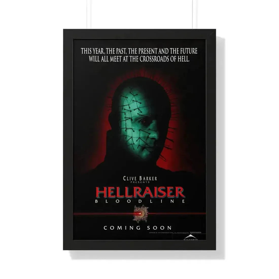 HELLRAISER 4 BLOODLINE 1996 - Framed Movie Poster 20" x 30" Black - The Sticker Space