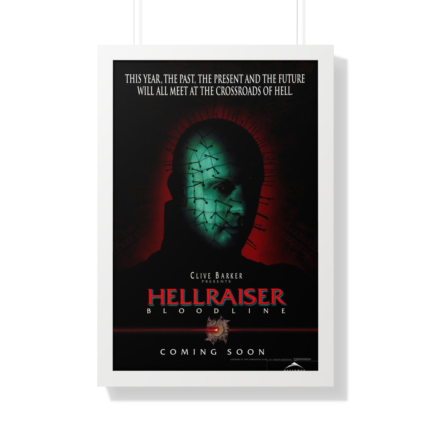 HELLRAISER 4 BLOODLINE 1996 - Framed Movie Poster-20" x 30"-The Sticker Space