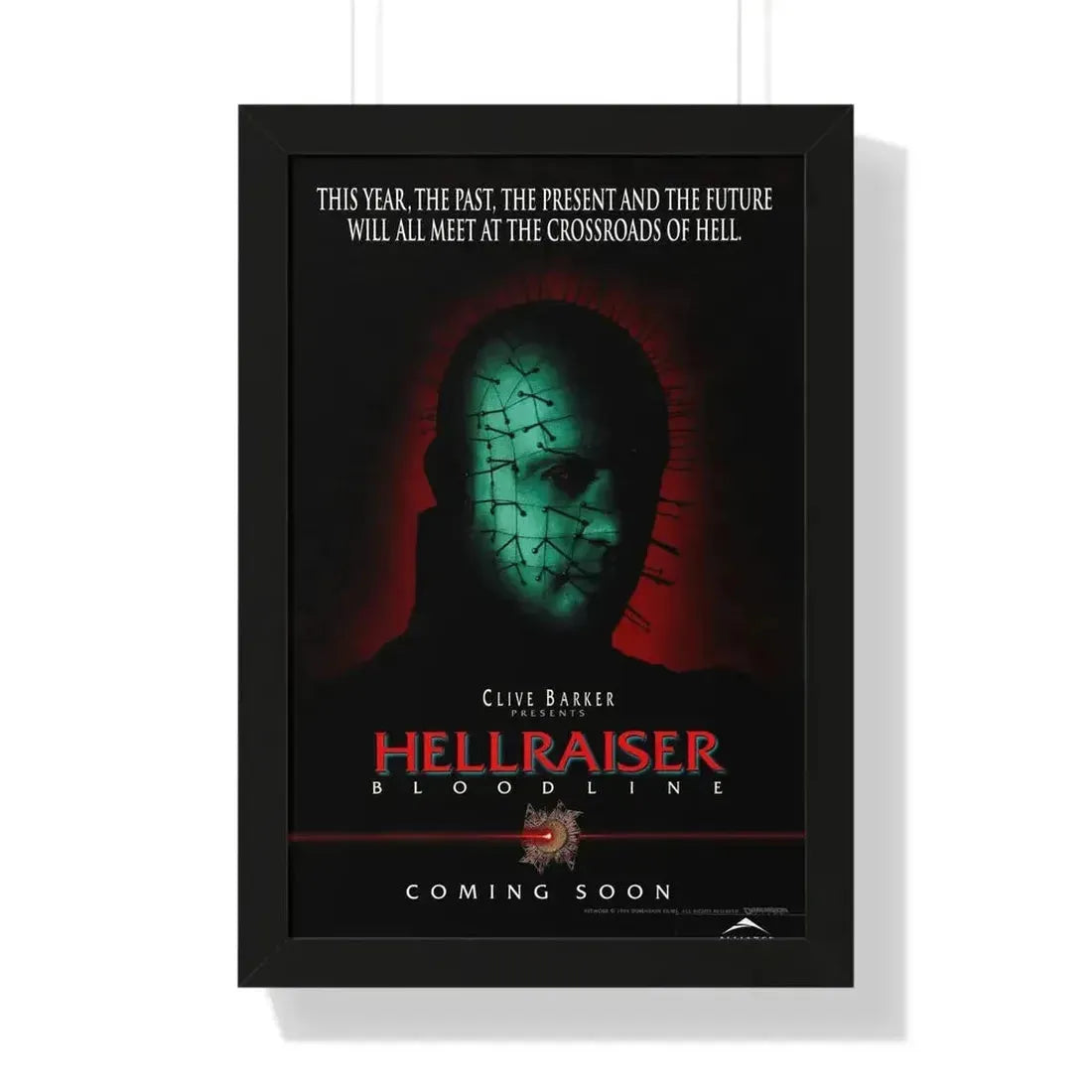 HELLRAISER 4 BLOODLINE 1996 - Framed Movie Poster - The Sticker Space