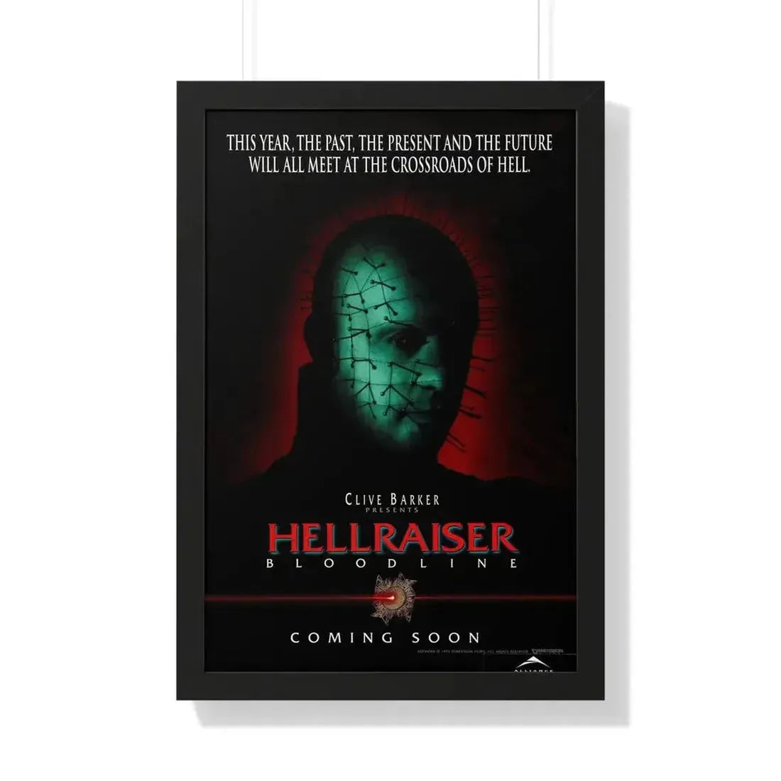 HELLRAISER 4 BLOODLINE 1996 - Framed Movie Poster - The Sticker Space
