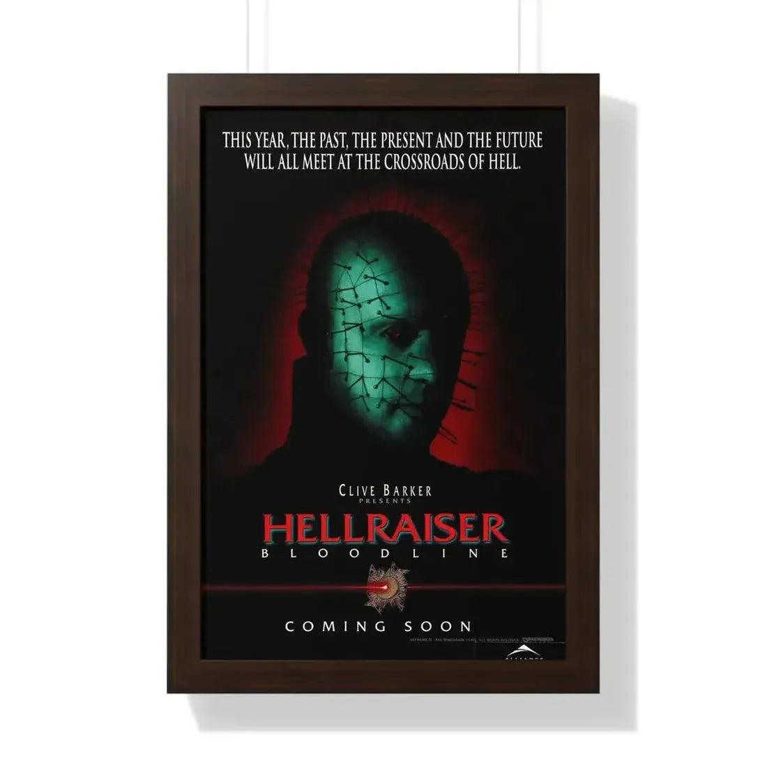 HELLRAISER 4 BLOODLINE 1996 - Framed Movie Poster - The Sticker Space