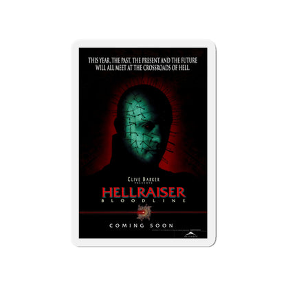 HELLRAISER 4 BLOODLINE 1996 Movie Poster - Die-Cut Magnet-4" x 4"-The Sticker Space