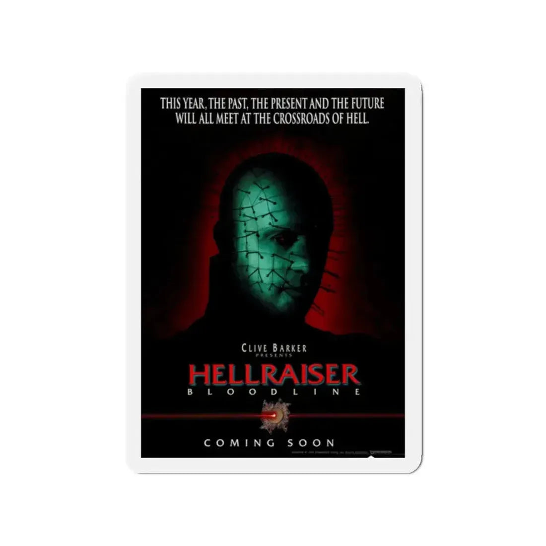 HELLRAISER 4 BLOODLINE 1996 Movie Poster - Refrigerator Magnet 2 Inch - The Sticker Space