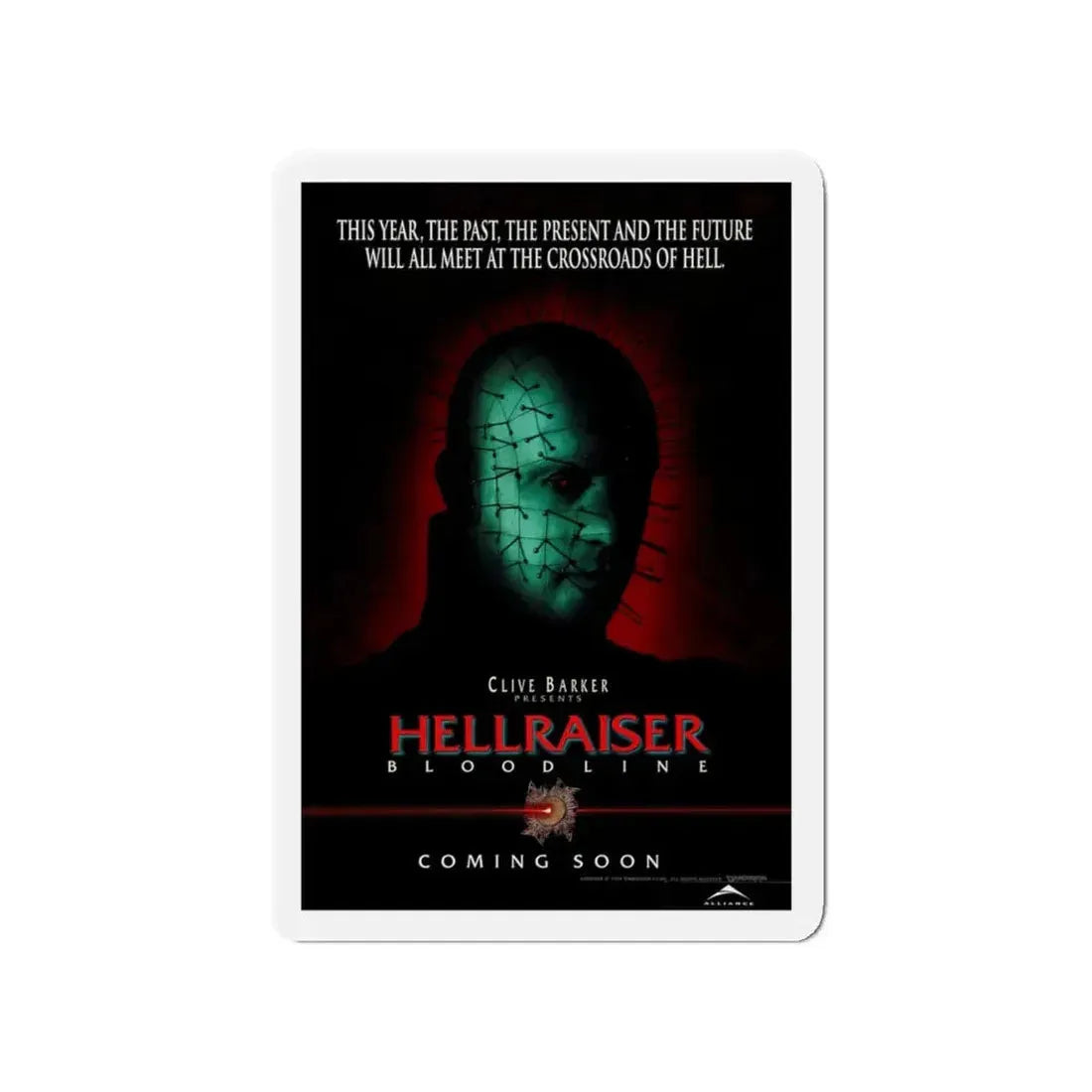 HELLRAISER 4 BLOODLINE 1996 Movie Poster - Refrigerator Magnet 4 Inch - The Sticker Space