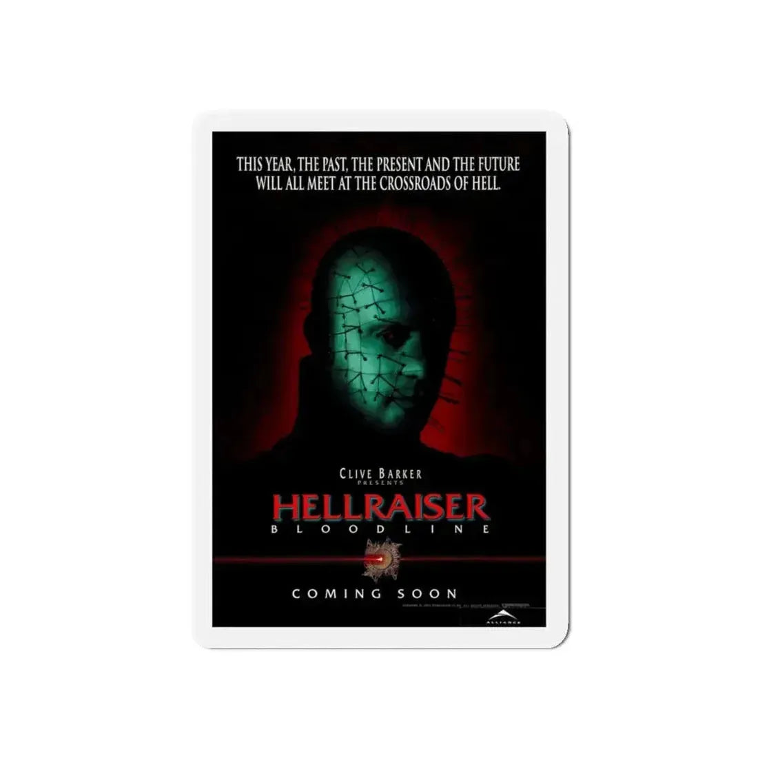 HELLRAISER 4 BLOODLINE 1996 Movie Poster - Refrigerator Magnet - The Sticker Space