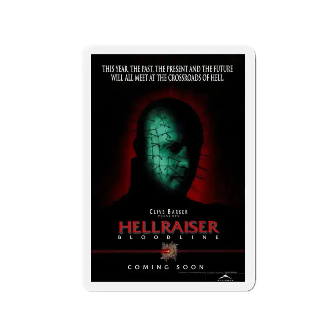 HELLRAISER 4 BLOODLINE 1996 Movie Poster - Refrigerator Magnet - The Sticker Space