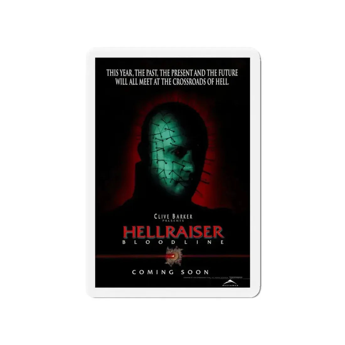 HELLRAISER 4 BLOODLINE 1996 Movie Poster - Refrigerator Magnet - The Sticker Space