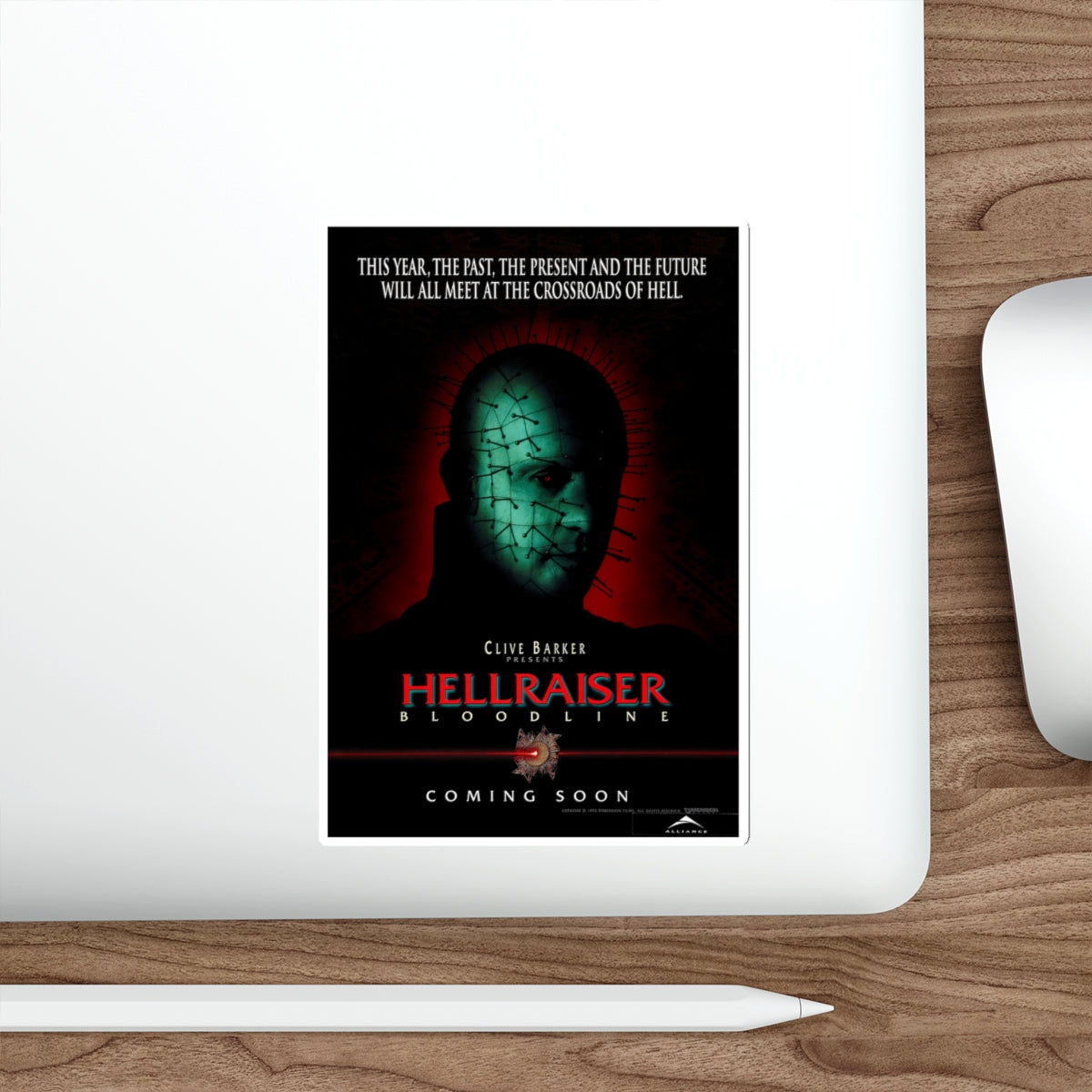 HELLRAISER 4 BLOODLINE 1996 Movie Poster STICKER Vinyl Die-Cut Decal-The Sticker Space