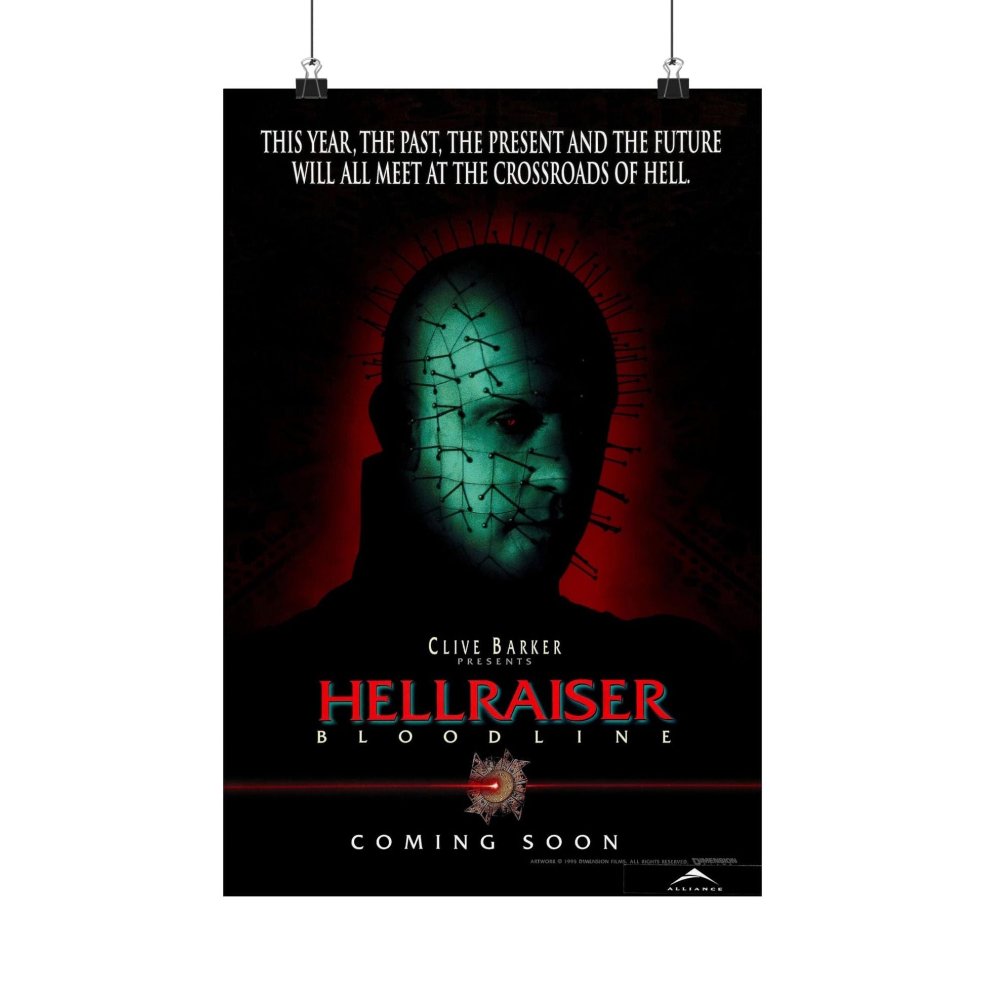 HELLRAISER 4 BLOODLINE 1996 - Paper Movie Poster-12″ x 18″-The Sticker Space