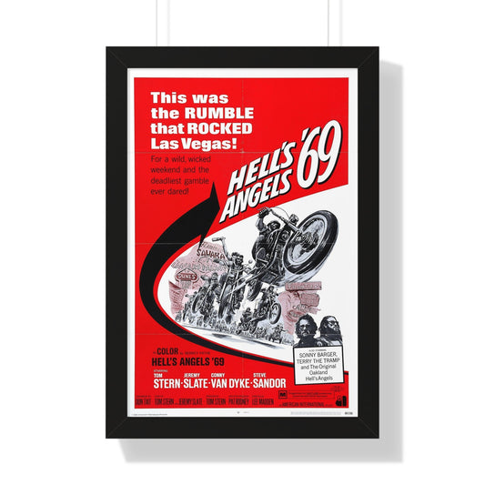 HELL'S ANGELS '69 1969 - Framed Movie Poster-16″ x 24″-The Sticker Space