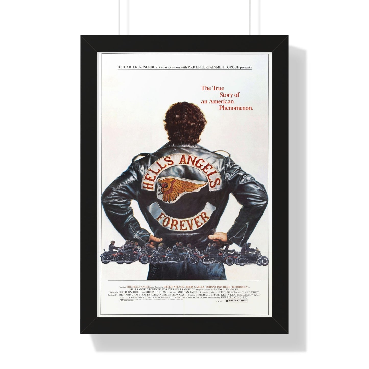 HELLS ANGELS FOREVER 1963 - Framed Movie Poster-16″ x 24″-The Sticker Space