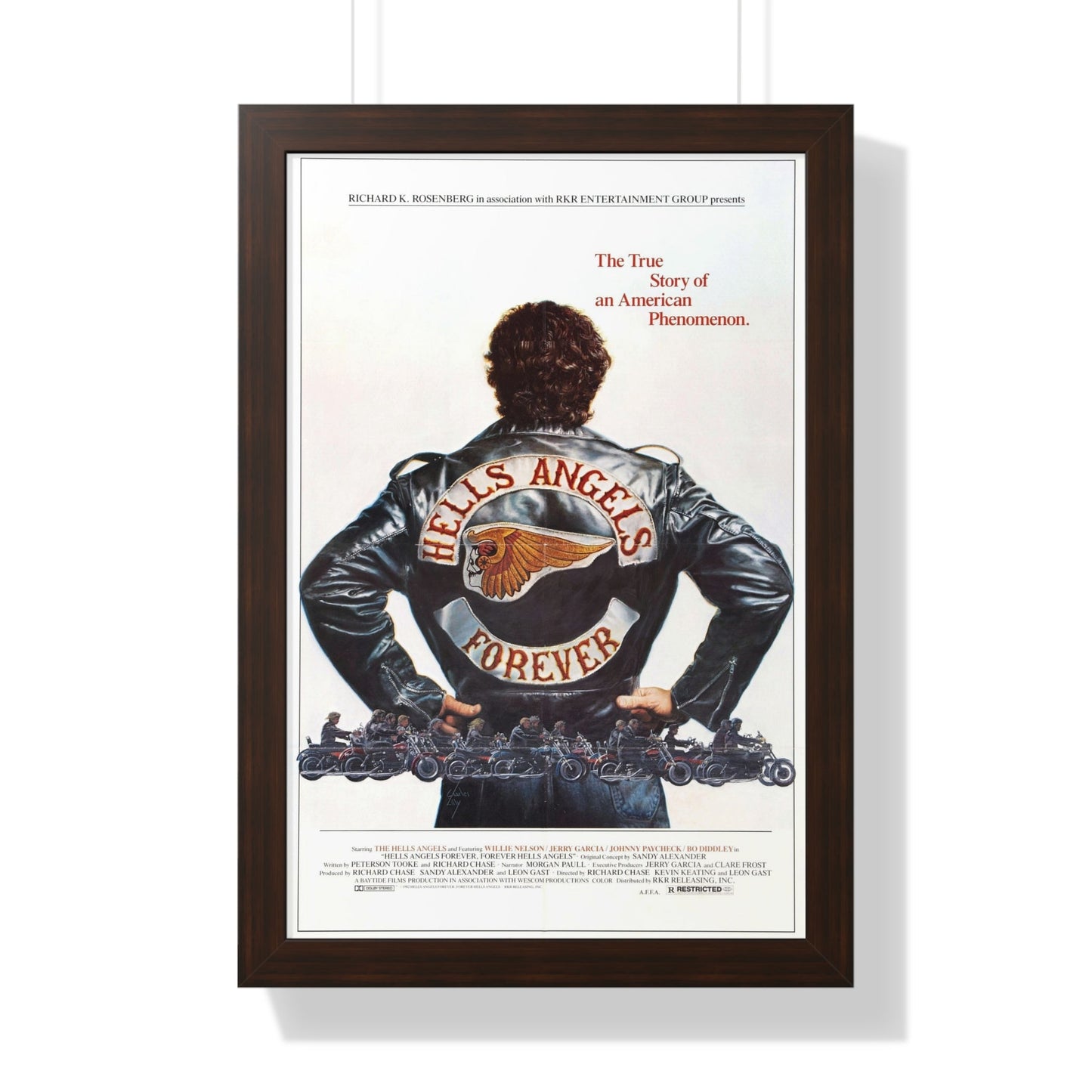 HELLS ANGELS FOREVER 1963 - Framed Movie Poster-16″ x 24″-The Sticker Space