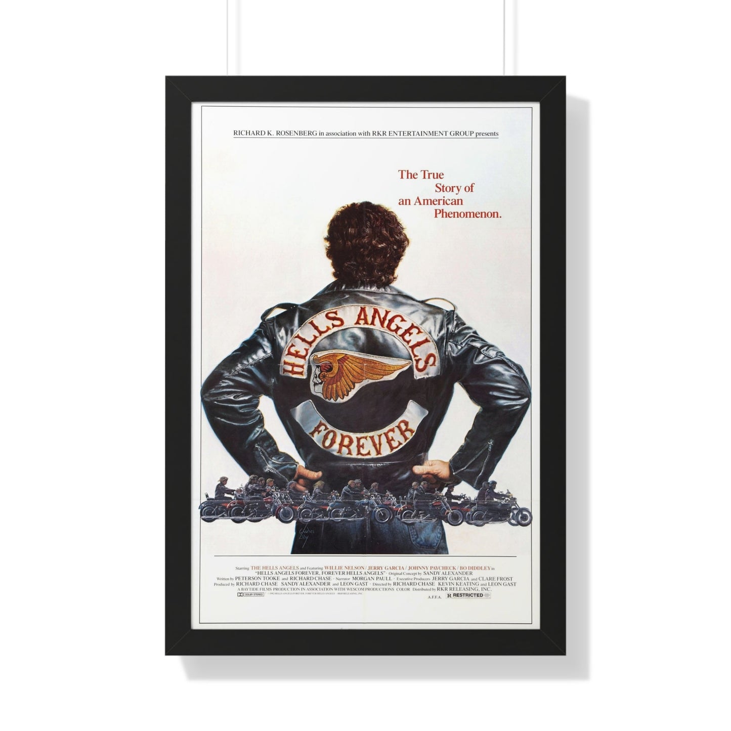 HELLS ANGELS FOREVER 1963 - Framed Movie Poster-20" x 30"-The Sticker Space