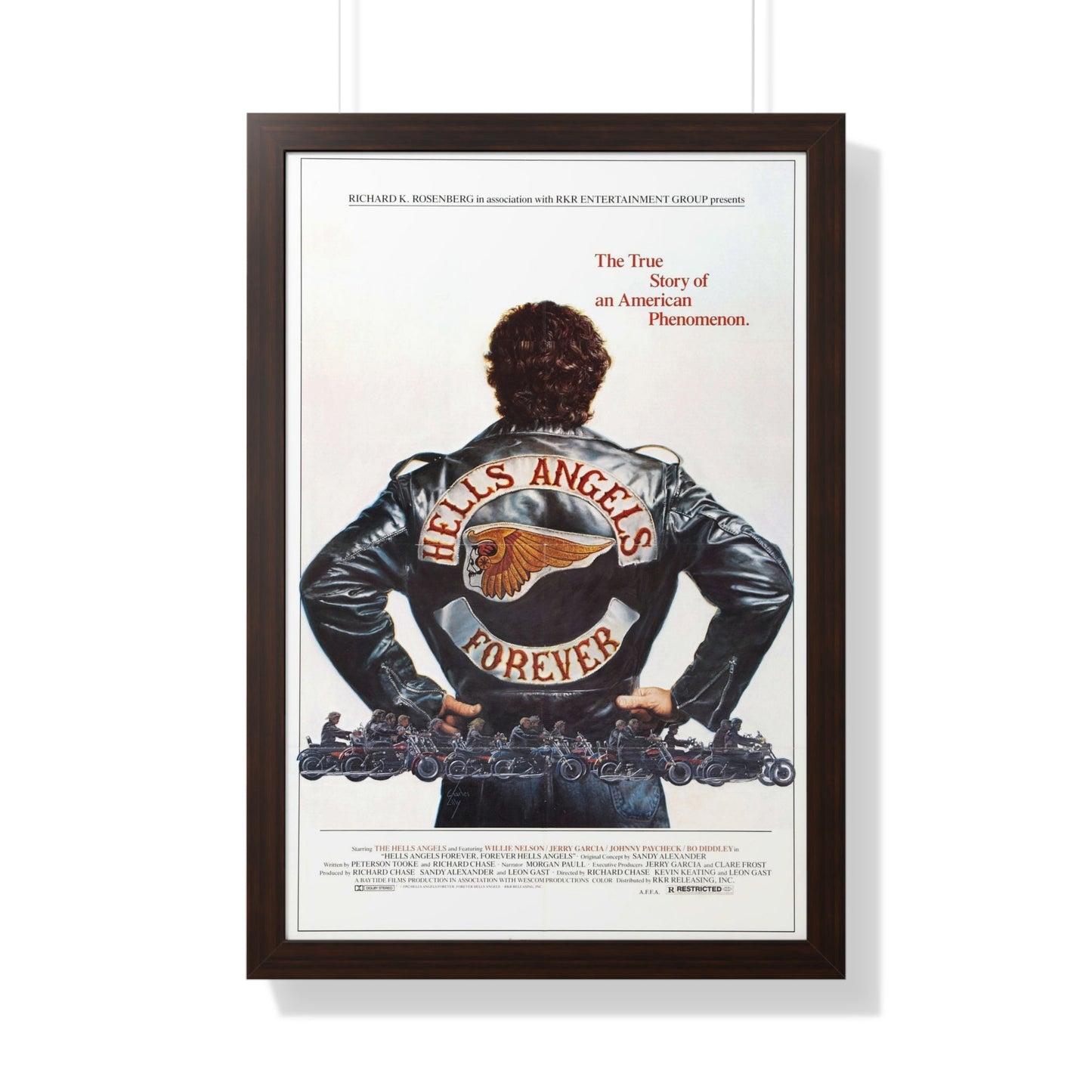 HELLS ANGELS FOREVER 1963 - Framed Movie Poster-20" x 30"-The Sticker Space