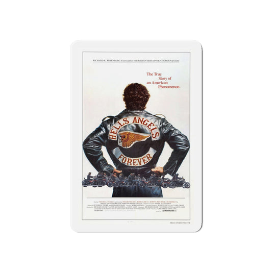 HELLS ANGELS FOREVER 1963 Movie Poster - Die-Cut Magnet-6 × 6"-The Sticker Space