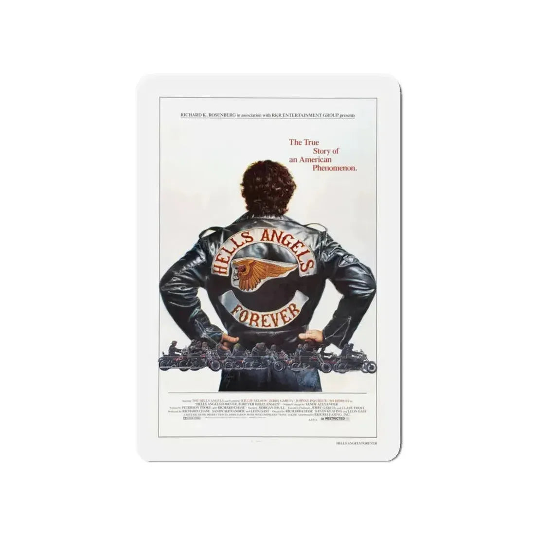 HELLS ANGELS FOREVER 1963 Movie Poster - Refrigerator Magnet 4 Inch - The Sticker Space