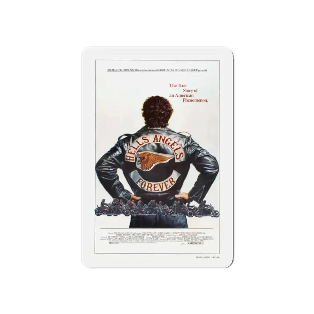 HELLS ANGELS FOREVER 1963 Movie Poster - Refrigerator Magnet 6 Inch - The Sticker Space