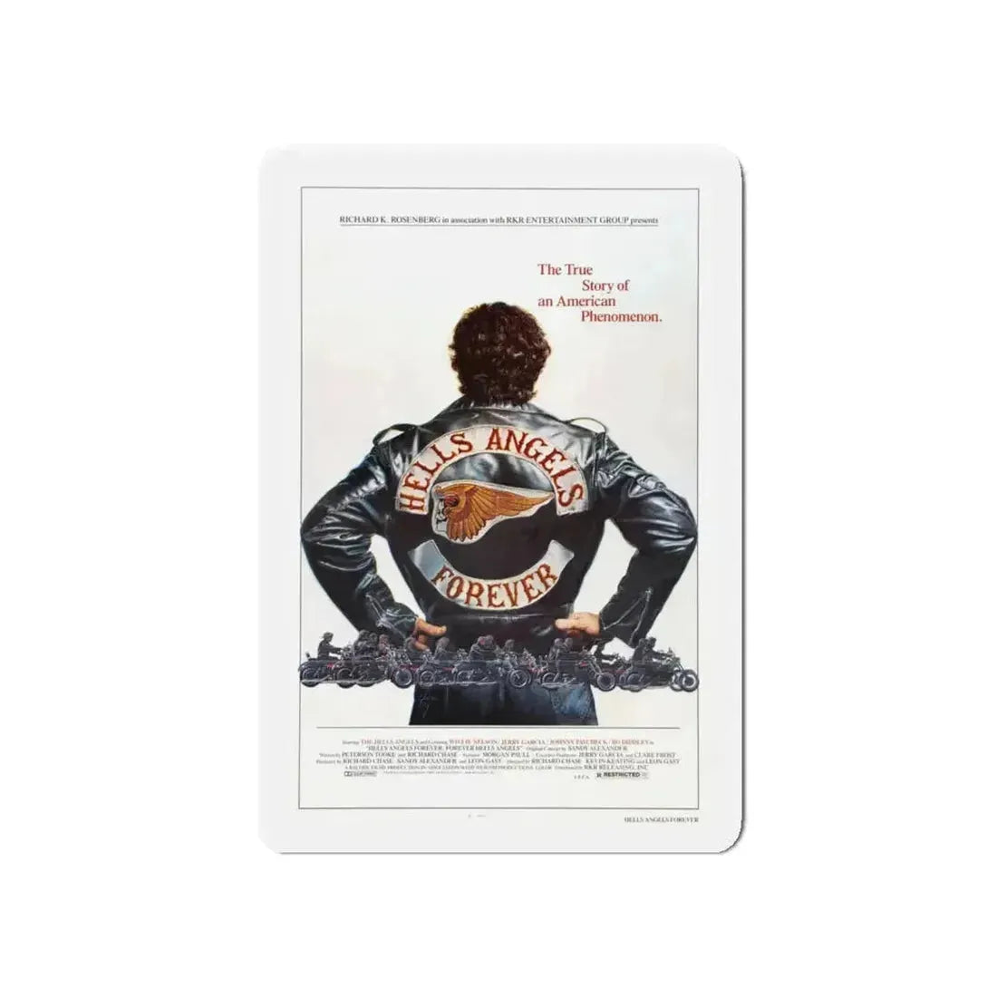 HELLS ANGELS FOREVER 1963 Movie Poster - Refrigerator Magnet - The Sticker Space