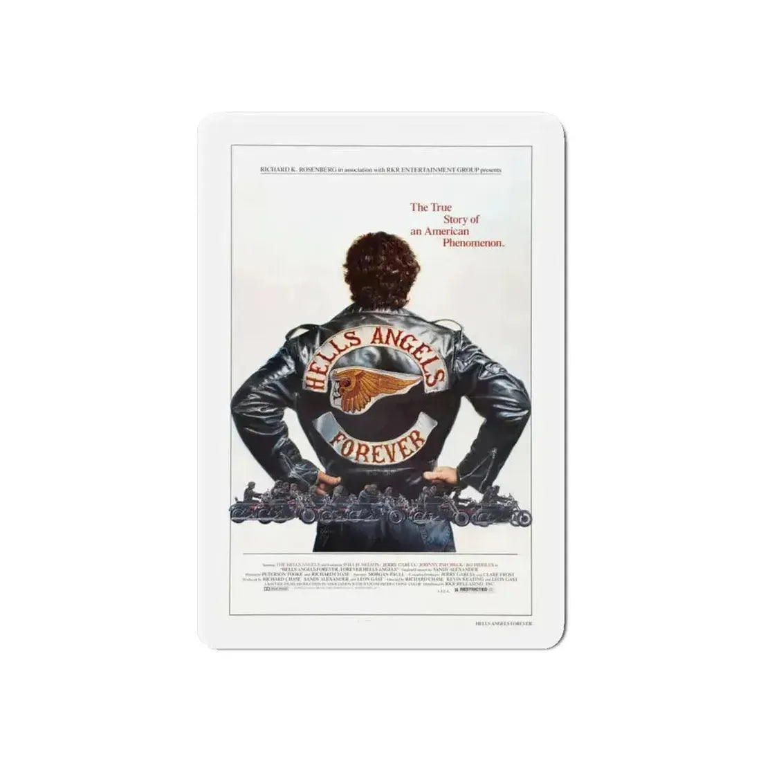 HELLS ANGELS FOREVER 1963 Movie Poster - Refrigerator Magnet - The Sticker Space