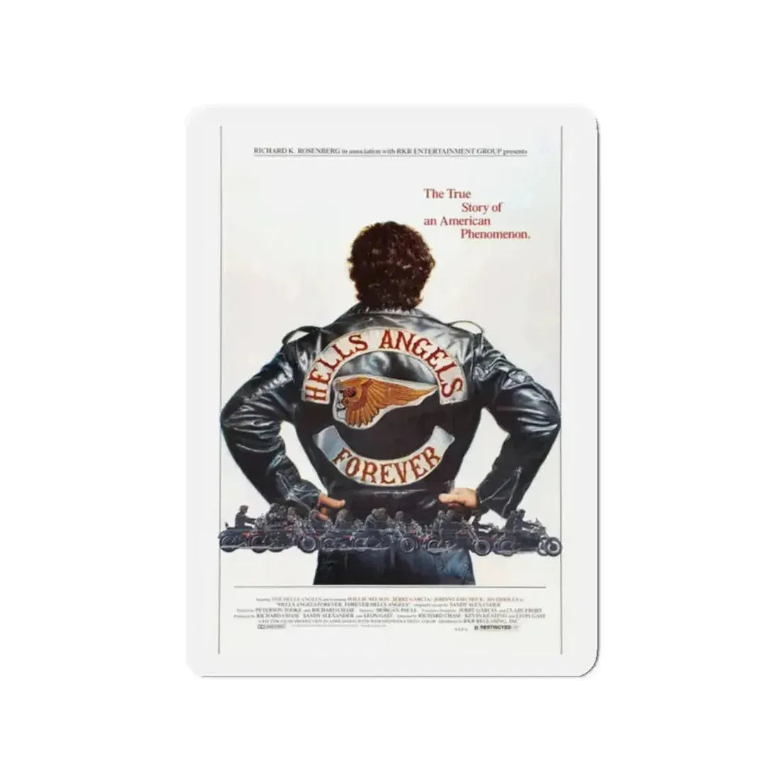 HELLS ANGELS FOREVER 1963 Movie Poster - Refrigerator Magnet - The Sticker Space