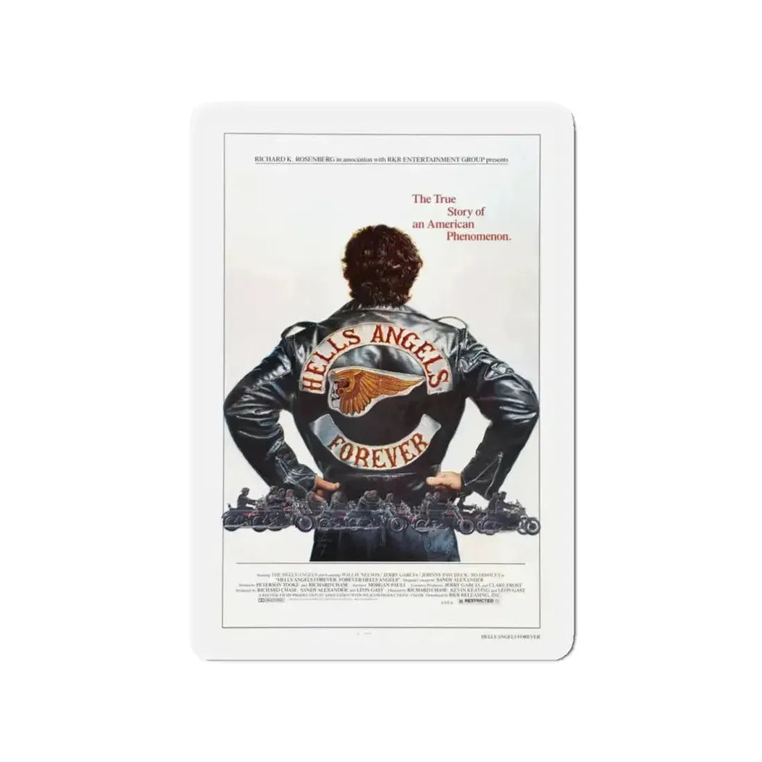 HELLS ANGELS FOREVER 1963 Movie Poster - Refrigerator Magnet - The Sticker Space