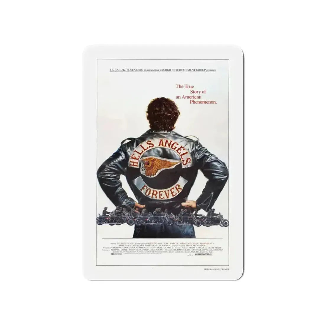 HELLS ANGELS FOREVER 1963 Movie Poster - Refrigerator Magnet - The Sticker Space
