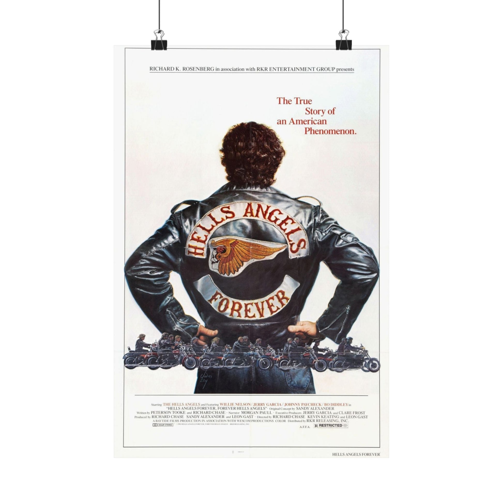 HELLS ANGELS FOREVER 1963 - Paper Movie Poster-12″ x 18″-The Sticker Space