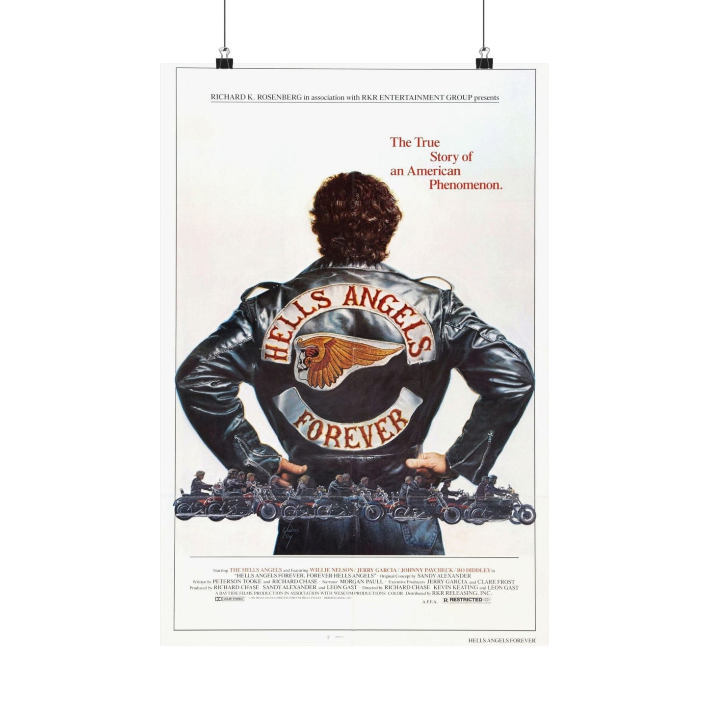 HELLS ANGELS FOREVER 1963 - Paper Movie Poster-16″ x 24″-The Sticker Space