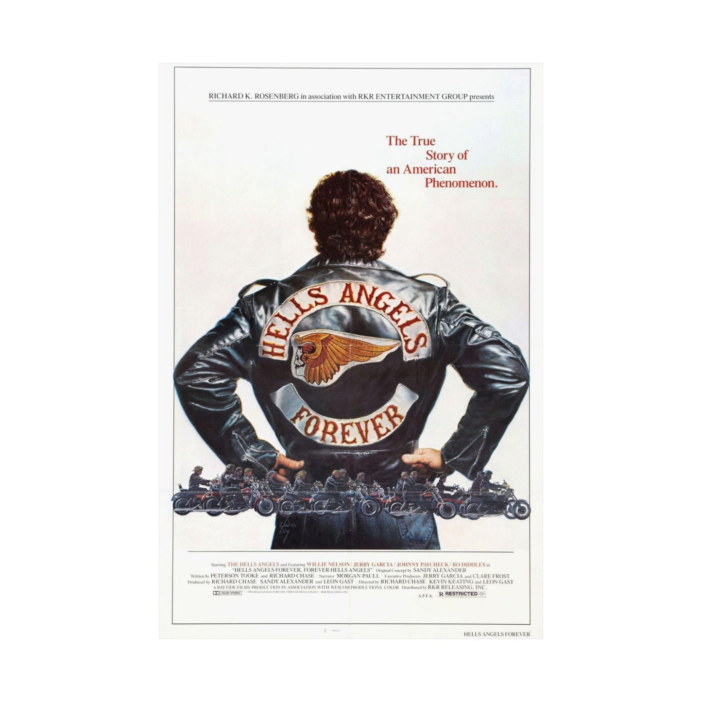 HELLS ANGELS FOREVER 1963 - Paper Movie Poster-The Sticker Space