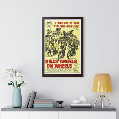 HELLS ANGELS ON WHEELS 1967 - Framed Movie Poster-The Sticker Space