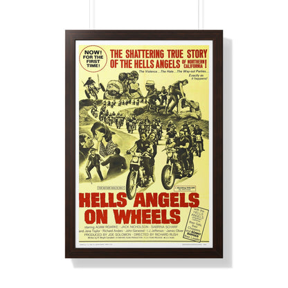 HELLS ANGELS ON WHEELS 1967 - Framed Movie Poster-20" x 30"-The Sticker Space